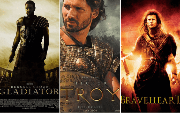 Triada Focului - Gladiator, Troia si Braveheart